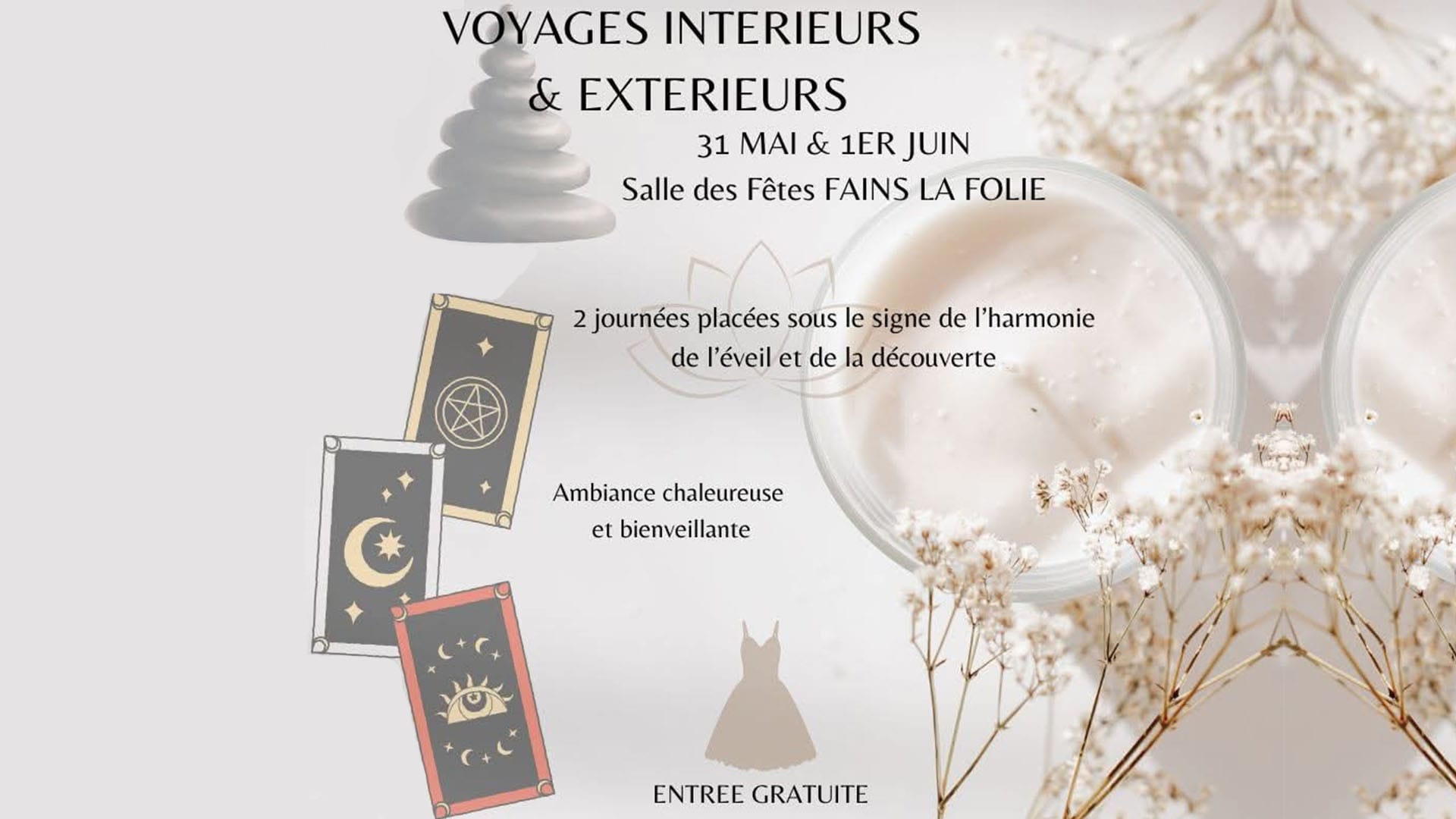 Salon Voyages Intérieurs & Extérieurs – Fains-la-Folie, 31 mai & 1er juin
